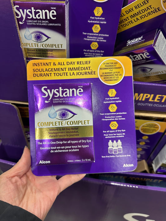 Systane Complete 潤滑眼藥水 3x10ml