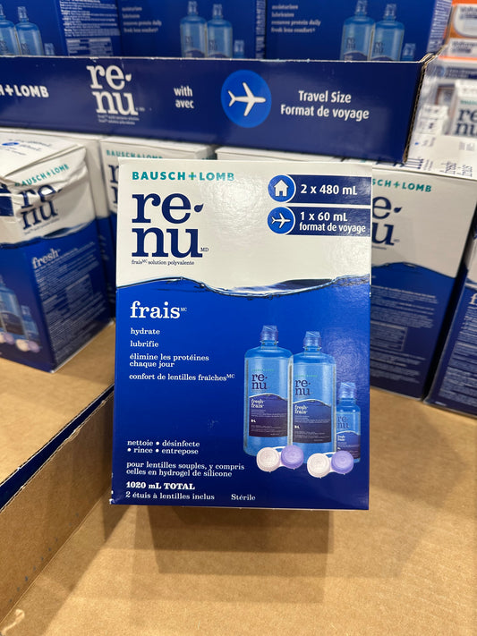 BAUSCH + LOMB RE-NU (2 x 480ml)